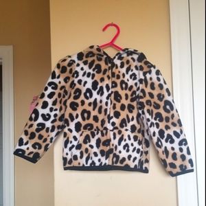 2T Leopard Fleece Jacket